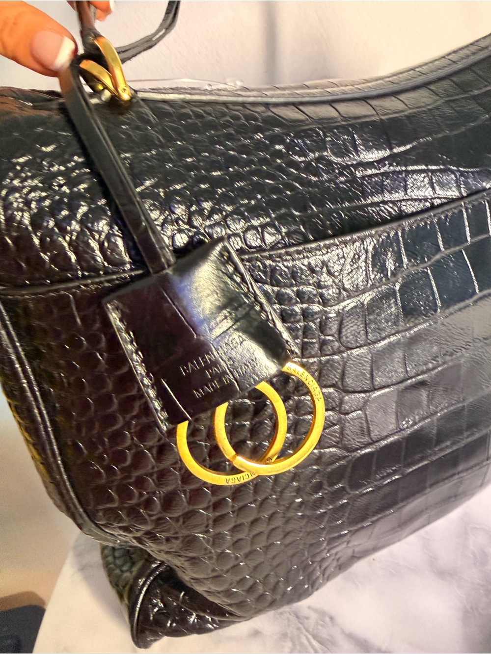 BALENCIAGA
Rodeo Large Handbag Crocodile Embossed - Picture 6 of 13